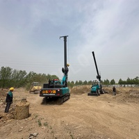 Foreuse rotative à tige carrée SDLQ LQR154-18M sur chenilles, machine de forage de pieux, machine de piquage de pieux perforés à vendre