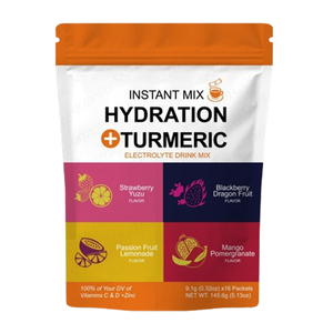 Bevanda Elettrolitica Istantanea OEM per Adulti con Curcuma, Vitamina C, D, Zinco, Gusti Naturali di Frutta, Energia Quotidiana - Product Image 1