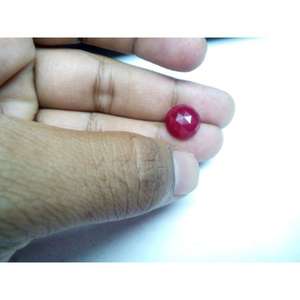 Corindón Rojo Natural, Rubí Redondo de 12x12 mm, 7.25 Quilates, Alta Calidad, Color Mejorado, Gema Suelta de Tercera Parte, M.Y.GEMS - Product Image 5