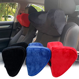 Car Seat Headrest <b>Neck</b> Pillow Soft PP Cotton <b>Cushion</b> Red Black Blue Universal Fit Four Seasons Use - Product Image 1