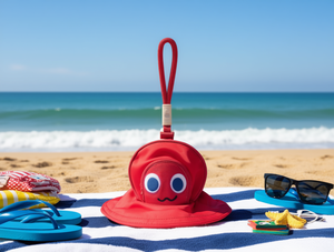 Borsa per cappelli impermeabile con fibbia a nodo singolo, manico morbido, motivo a personaggi, unisex, per uso esterno - Product Image 2