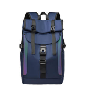 Custom Waterproof Roll-up Lid <b>Backpack</b> Port Style Trendy <b>Backpack</b> <b>Large</b> Capacity Hiking Reflective <b>Backpack</b> - Product Image 6