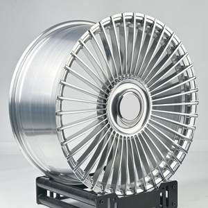 Jantes Bku forgées 5X112 pour Mercedes Benz Classe S W221 W222 W223 <span class=keywords><strong>Maybach</strong></span>, jantes 20 21 22 pouces, jantes en alliage monobloc argentées personnalisées - Product Image 5