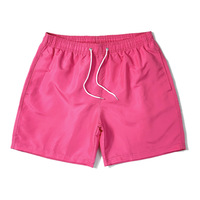 Shorts de plage en polyester neufs 2024 avec doublure, shorts de sport, surf, course à pied, boxe, entraînement, shorts pour hommes