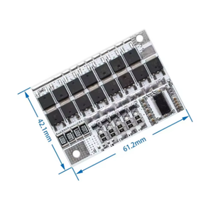 Placa de Circuito de Protección de Batería de Litio Ternaria 5S 4S 3S BMS 100A 21V 18V 16.8V 12V 18650 Li-ion LMO con Carga Balanceada - Product Image 3