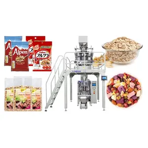 Full Vertical Haldiram Snacks Table Iodized Salt Oatmeal Packaging Packing machine