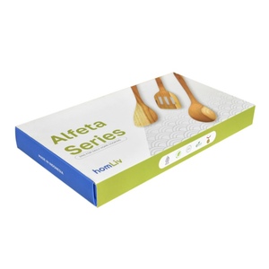 OEM Alfeta Set 100% Solid Teak Wood Food-Safe Hand Wash Only Kitchen <b>Utensils</b> Enhance Your Dining Experience Exceptional Quality - Product Image 2