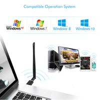 Adaptateur Wi-Fi USB EDUP EP-AC1686 1300 Mbps 802.11AC, clé sans fil, adaptateur réseau Wi-Fi double bande, carte adaptateur