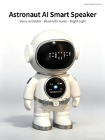 Robot de compagnie IA de bureau DeepSeek ChatGPT avec écran OLED, expressions faciales, dialogue vocal, capteur tactile, animal de compagnie interactif et station de charge