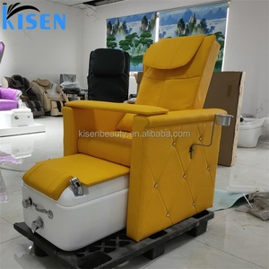 Kisen Pedicure Foot SPA Chair <b>Electric</b> Recline Customized logo Leather with Jet <b>System</b> for Modern Salon Beauty Equipment - Product Image 3