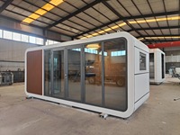 Cabane Apple Moderne 20 30 40 pieds – Maison Modulaire Préfabriquée Personnalisée pour Complexes Hôteliers
