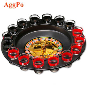 Juego <span class=keywords><strong>de</strong></span> <span class=keywords><strong>Ruleta</strong></span> con Vasos <span class=keywords><strong>de</strong></span> Chupito - Estilo Casino - Incluye 16 Vasos <span class=keywords><strong>de</strong></span> Chupito, Juego <span class=keywords><strong>de</strong></span> Beber - Product Image 1