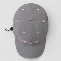 Casquettes de baseball personnalisées en gros avec logo, respirantes, séchage rapide, 100 % polyester, légères, non structurées, pour hommes et femmes, sport