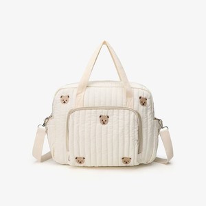 Nouveau <span class=keywords><strong>sac</strong></span> à main de maternité portable à bandoulière unique, style tendance, broderie visage d'ours, grande capacité, polyester et <span class=keywords><strong>coton</strong></span> - Product Image 5