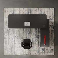 Meubles de bureau commerciaux Bureau de direction Bureau de direction moderne Bureau de direction en forme de L Bureau de direction modulaire Bureau de direction de luxe