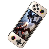 Console de jeu portable G36 version horizontale open source avec double joystick, nouveau double écran rétro arcade, WiFi, OS 64 bits, jeu ACT