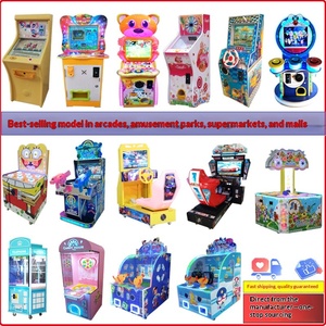 Set de Juegos de Arcade para Niños, Equipo de Entretenimiento Comercial Grande, Máquina de Garras, Máquina de Pinball, Juego de Carreras con Disparos de Agua - Product Image 6