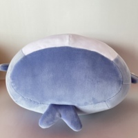 Coussin décoratif en peluche coton Kawaii de haute qualité en forme de requin, rembourrage en coton PP, taille et couleur personnalisables, unisexe, décoration intérieure pour enfants