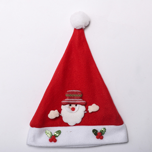 Nouveau chapeau de noël rouge tricoté par le fournisseur de décoration de noël - Product Image 2