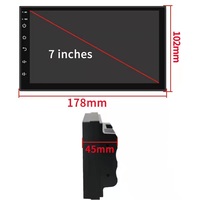 Nouveau lecteur MP5 universel Android 7 pouces avec Carplay, navigation GPS intégrée, autoradio, fonction écran partagé, image de recul complète