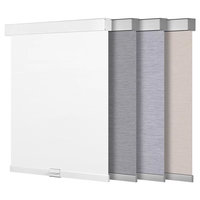 Stores enrouleurs occultants sans cordon avec isolation thermique et protection UV pour les fenêtres de la maison et du bureau