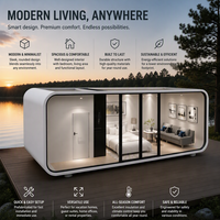 Nouvelle Cabine Mobile Moderne de Luxe de Haute Qualité, Conteneur Préfabriqué en Acier de 20 et 40 pieds, Modèle Apple Mobile
