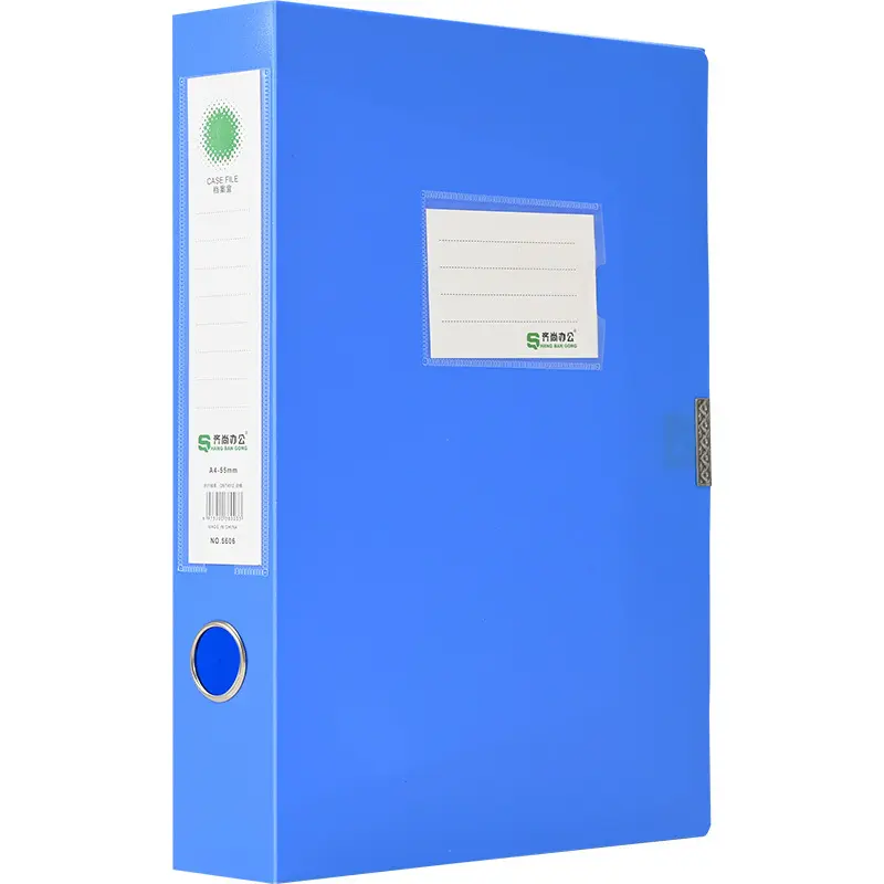 Thicken a4 plastic file box high capacity file storage box odorless material storage folder plastic folder