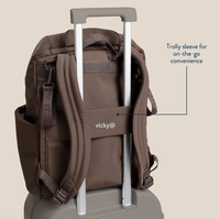 Sac à dos à langer personnalisé de qualité supérieure pour bébé et maman avec sangles pour poussette