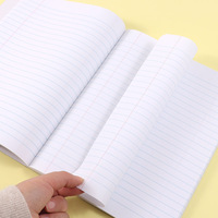 Cahiers de composition FOSKA 7,5 x 9,75 pouces, papier ligné large, 55 g/m², papier lourd, couverture rigide durable, vente en gros avec calendrier scolaire