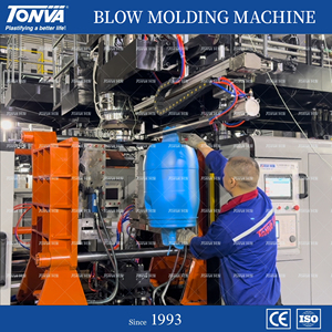 प्लास्टिक 50L 60L 150L बाल्टी ड्रम ब्लो मोल्डिंग बनाने की मशीन - Product Image 4