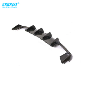 Pour <span class=keywords><strong>Audi</strong></span> A5 S5 B9 2017-2019 véritable fibre de carbone sèche universel aileron arrière <span class=keywords><strong>pare</strong></span>-chocs lèvre arrière diffuseur Kits de carrosserie garniture décoration - Product Image 5