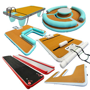 2.5X1.5X0.2M Teak <span class=keywords><strong>Dock</strong></span> Nền Tảng Câu Cá Nước Bơm Hơi Du Thuyền Đảo <span class=keywords><strong>Dock</strong></span> Nổi - Product Image 1