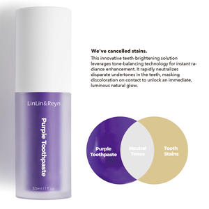 Dentifrice blanchissant instantané à marque privée, nouveau sérum violet pour le blanchiment des dents - Product Image 5