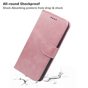 Étuis en Cuir pour Samsung <span class=keywords><strong>Galaxy</strong></span> S24 Ultra S23 FE S22 S21 S20 S10 S9, Housse de Téléphone à Rabat Magnétique d'Affaires avec <span class=keywords><strong>Protection</strong></span> - Product Image 5