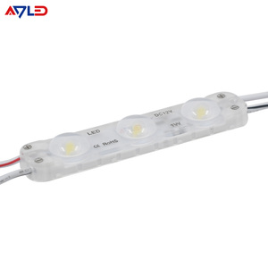 Módulo de tira LED de 20 piezas/cadena, retroiluminación por inyección, 3 lentes LED, módulo 2835, 1W, 12V, 5 años de garantía, módulo LED de retroiluminación para señalización - Product Image 1
