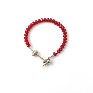 Braccialetto Portafortuna - Lussuoso ed Elegante Bracciale con Perle di Agata Rossa a Forma di Zucca - Nuovo Stile Braccialetto da Donna per il Nuovo Anno - Product Image 4