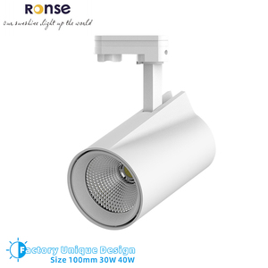 Iluminación de pista Led RONSE de 40W, foco de exposición, 3 cables, luz de pista de Color <span class=keywords><strong>blanco</strong></span>, 1 fase, 4 cables, Cob, 30W, iluminación de pista moderna - Product Image 1