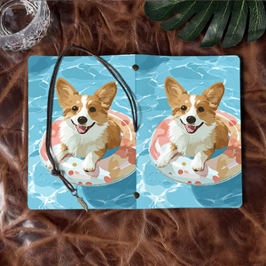 Cahier A6 fait main, belle couverture, parfait pour les ingénieurs, idéal pour les croquis techniques et la résolution de problèmes avec Corgi Dog O - Product Image 6