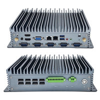 Ordenador industrial de aluminio sin ventilador I5 1245U de fábrica con 5COM GPIO y 10USB integrado WIN10/11/accesorio de ordenador Linux