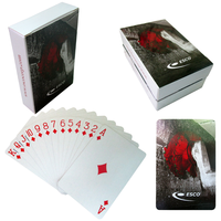 Cartes à jouer promotionnelles en papier imprimé conçu sur mesure