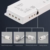 Lampe LED pour placard Power Smart Sensor Slim Dupont Wine Cooler Light avec interrupteur ed power supply for cabinet light