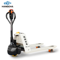 Transpalette électrique HANGCHA pour la série HANYUE, capacité 1,5 tonne, batterie lithium, moteur DC, longueur de la fourche 1150 mm, utilisation en entrepôt
