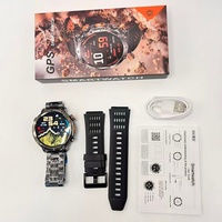 Nouvelle arrivée 2026 Montre intelligente GPS 3ATM étanche Ultra haute précision Lumière LED extérieure Reloj Inteligente Para Hombre