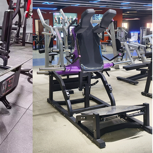 Máquina de Sentadillas Hack, <span class=keywords><strong>Prensa</strong></span> de Piernas con Carga de Discos <span class=keywords><strong>para</strong></span> Entrenamiento de Cuádriceps y Glúteos, Equipo de Gimnasio Comercial - Product Image 6