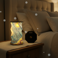 Idées de cadeaux d'entreprise, nouvelles idées de produits originaux 2026, petite veilleuse, lampe en papier pliable pour cadeau de soutien, personnalisable