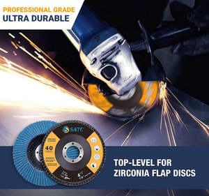 <span class=keywords><strong>Disque</strong></span> à lamelles en zircone 4,5 x 7/8 po, grain 60, pour meuleuse, <span class=keywords><strong>disque</strong></span> <span class=keywords><strong>de</strong></span> ponçage et <span class=keywords><strong>de</strong></span> meulage, lot <span class=keywords><strong>de</strong></span> 20 pièces, carton <span class=keywords><strong>de</strong></span> 200 pièces T29 - Product Image 2