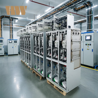 Fabricant professionnel de distribution d'énergie industrielle triphasée 12 kV, 630 A, modulaire, encastrée dans un coffret métallique, remplie de SF6, IP67, pour réseau électrique.