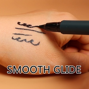 Lâu Dài Không Thấm Nước Smudgeproof Và Không Bỏ Qua Khoáng Chất Lỏng Bút Kẻ Mắt Cong Cảm Thấy <span class=keywords><strong>Tip</strong></span> Đen Trang Điểm Cho Trang Điểm Mắt - Product Image 5