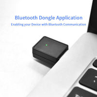 Petite taille 100m BLE 5.2 adaptateur sans fil bluetooth basse énergie 2.4GHz émetteur-récepteur USB Bluetooth Dongle pour Pc, ordinateurs portables