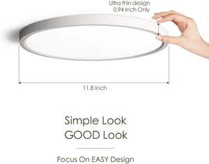 Luz de techo de montaje empotrado, accesorio de luz LED regulable para cocina, <span class=keywords><strong>dormitorio</strong></span>, baño - Product Image 3